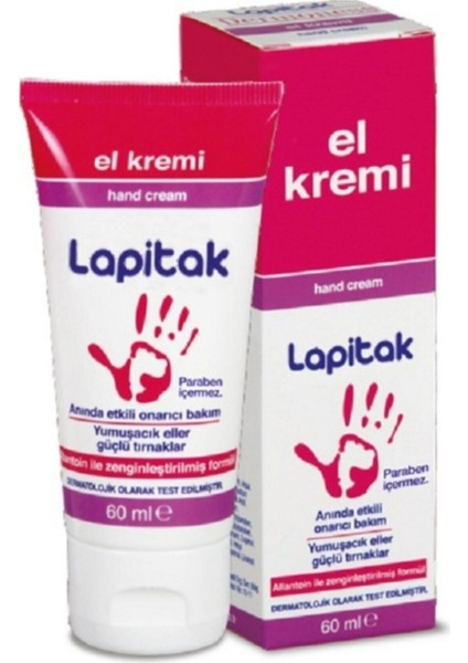 Ayak Bakım Kremi 60 ml Topuk Çatlak Kremi 60 ml El Kremi 60 ml Lapitak Set