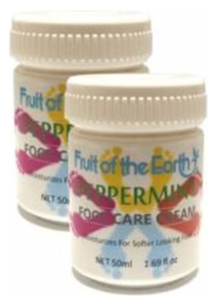 Foot Care Cream Cooling Peppermint 50ML Ayak Bakım Kremi Nane Ferahlığı ve Kokusu 2 Adet