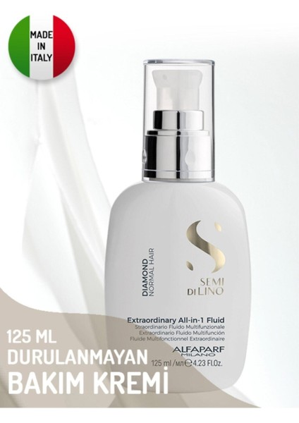 Keymen -- - Semi Di Lino Diamond Extraordinary Multipurpose Fluid 125ML Alfaparf Ürünleri