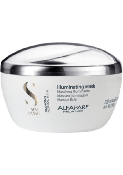 Keymen - - Diamond Illuminating Linen Semi Mask 200ML Alfaparf Ürünleri
