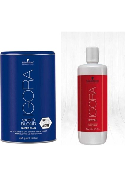 Toz Açıcı 450 G Beyaz + Royal Oksidan 30 Vol.