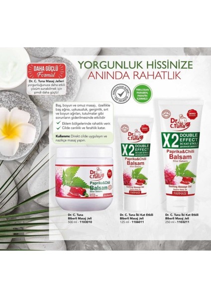 Paprika Biberli Balsam Masaj Jeli - 500 ml modelleri