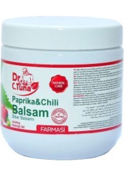 Dr. C.tuna Paprika Biberli Balsam Masaj Jeli - 500 ml 482 modelleri
