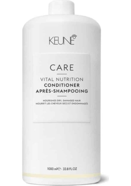 Vital Nutrition Conditioner Krem 1000ml Aşırı Yıpranmış Saçlar Için