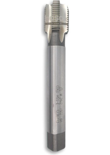 M24X2 İnce Diş Makina Kılavuzu Düz Hsse Dın 374/C