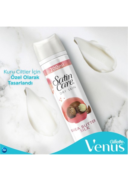 Satin Care Tıraş Jeli Kuru Ciltler 200 Ml