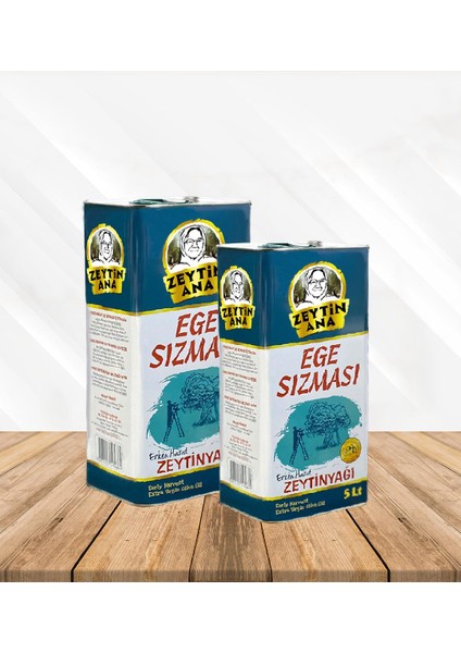 Zeytin Ana Ege Sızması Zeytinyağı Avantaj Paket 2X5LT Toplam 10 Lt