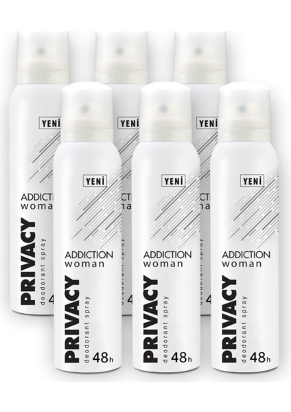 Woman Addiction Kadın Deodorant 6X150ML