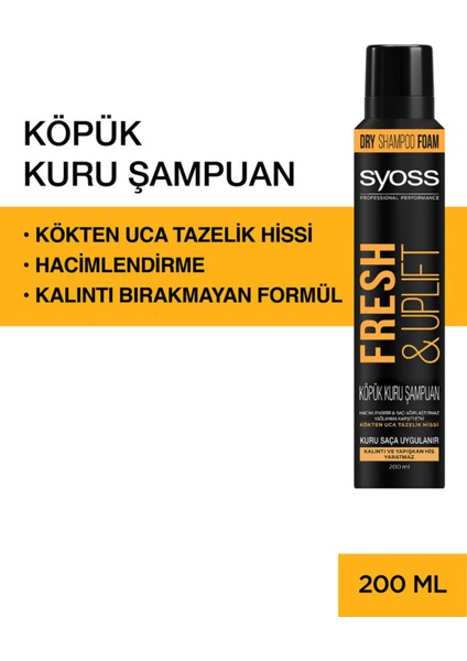 Fresh & Uplıft Köpük Kuru Şampuan 200 ml