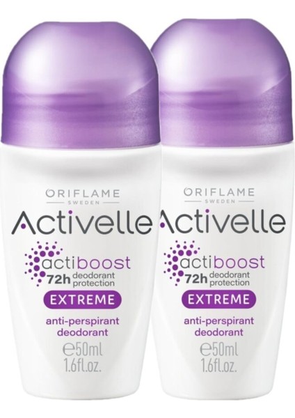 Activelle Extreme Anti - Perspirant Roll-On 2 Adet Kozmetikdeposu