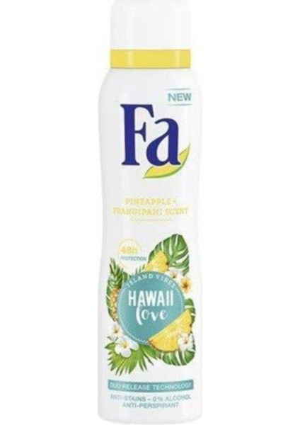 Hawaii Love Deo Spray 150 ml X5