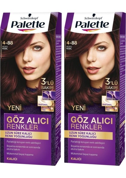 4-88 Koyu Kızıl X 2 Adet