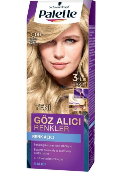 0-00 Yoğun Renk Açıcı X 2 Adet modelleri