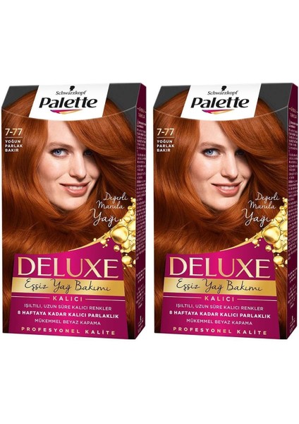 Deluxe 7-77 Yoğun Parlak Bakır X 2 Adet