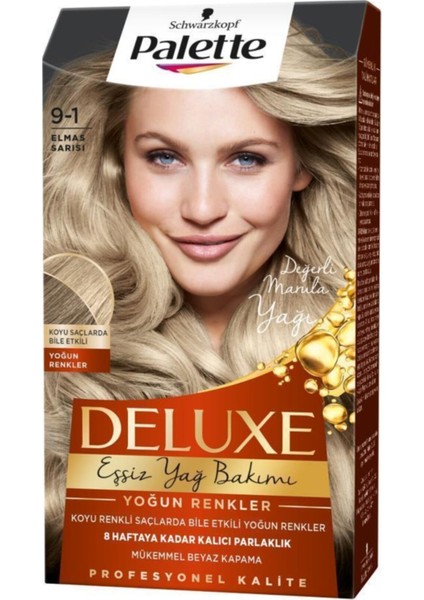 Deluxe Yoğun Renkler 9-1 Elmas Sarısı X 2 Adet modelleri
