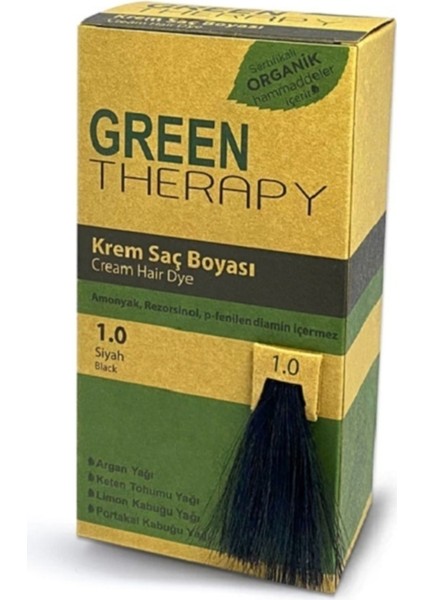 Krem Saç Boyası 1.0 Siyah