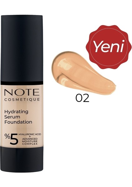 Cosmetics Hydrating Serum Hyaluronik Asit Fondöten 002 Fnd Hydr