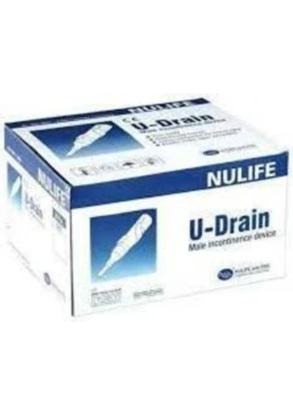 U-Drain Prezervatif Sonda 30mm - Yapışkan Şeritli - 50 Adet Nulife U-Drain