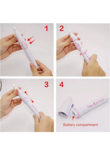 Manikür Pedikür Cihazı, Taşınabilir, Pilli, 5 Başlıklı Manikür Pedikür Cihazı modelleri