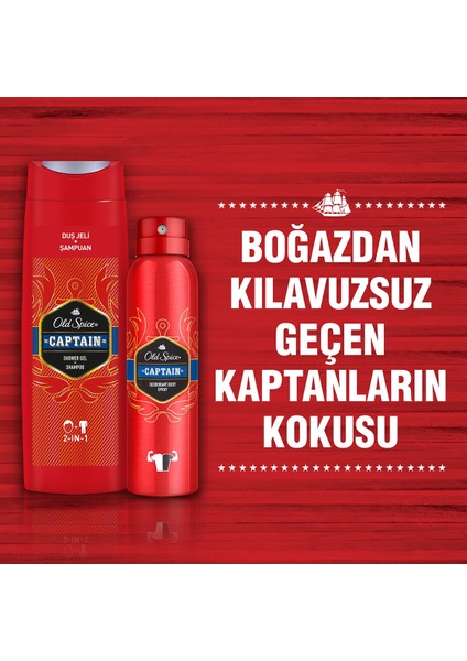400ML Duş J+150ML Sprey Deox2 Captain