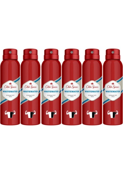 Whitewater Deodorant 150 ml x 6 Adet