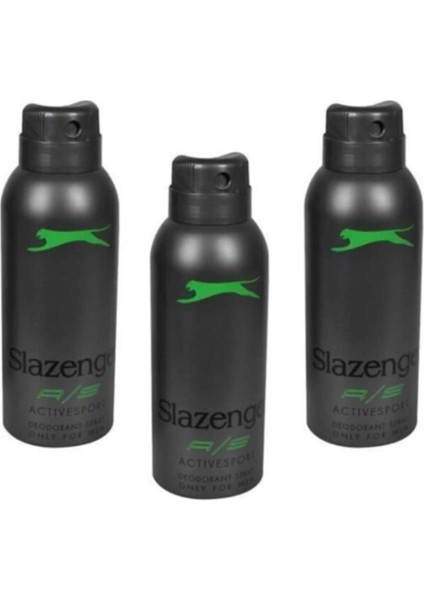 Active Sport Yeşil 150 ml Deodorant (3lü)