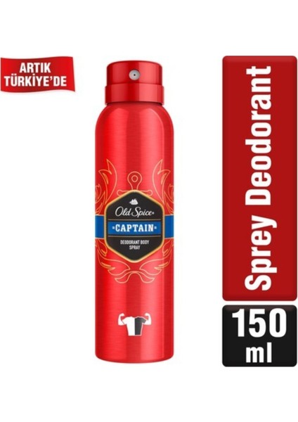 Captain Deodorant Sprey 150 ml