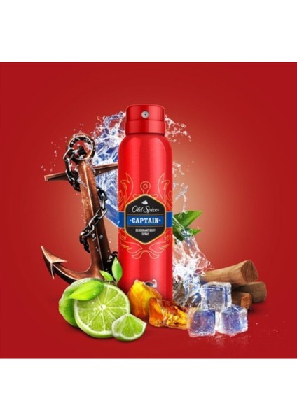 Captain Deodorant Sprey 150 ml