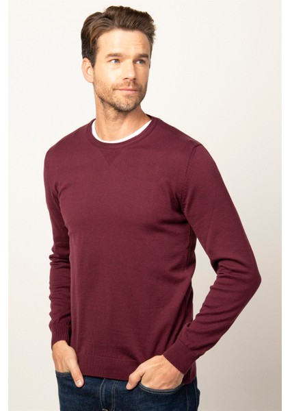 Slim Fit Dar Kesim Bisiklet Yaka Erkek Kazak fiyatları