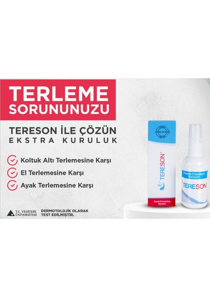 El, Ayak ve Koltuk Altı Terlemesine Çözüm 50 ml - 2 Adet