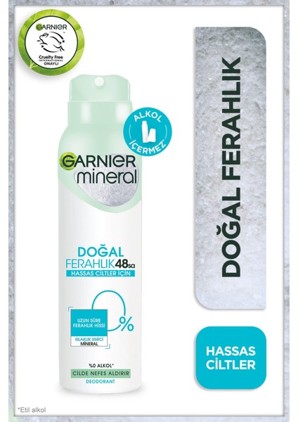 Mineral Doğal Ferahlık Kadın Sprey Deodorant 3600542038157