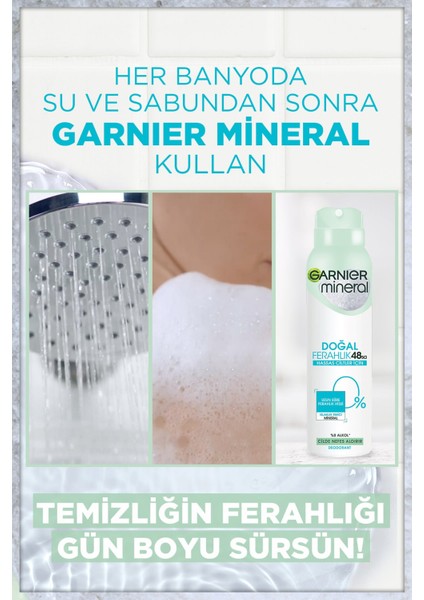 Mineral Doğal Ferahlık Kadın Sprey Deodorant 3600542038157 indirimleri