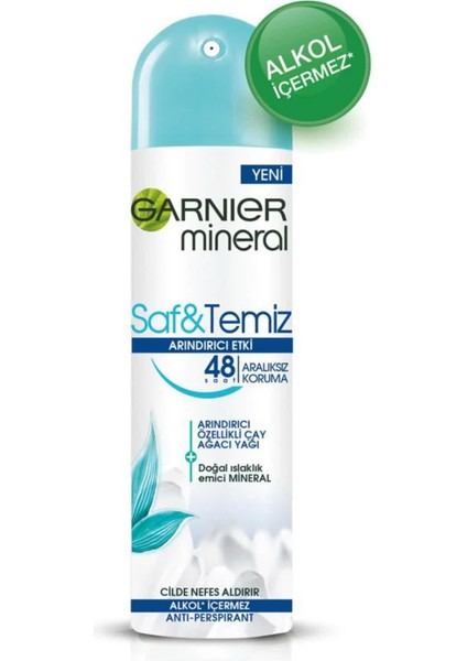 Anti Perspirant Kadın Deodorant Saf & Temiz 150 ml