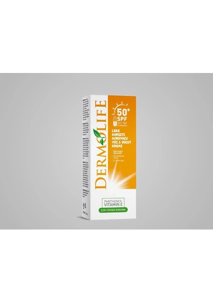 DermoLife Leke Karşıtı İçin Güneş Kremi +50 SPF