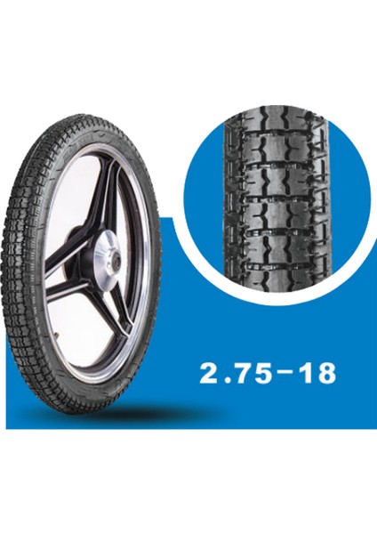 IRAN YASA TIRE&RUBBER 2.75-18 Tt R (İÇ LASTİKLE KULLANIMA UYGUNDUR) 6pr Arka Motosiklet Dış Lastiği