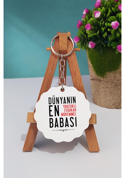 Babalar Günü Hediyesi Anahtarlık