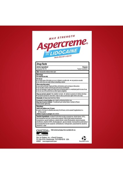 Lidocaine Roll On 73 Ml.