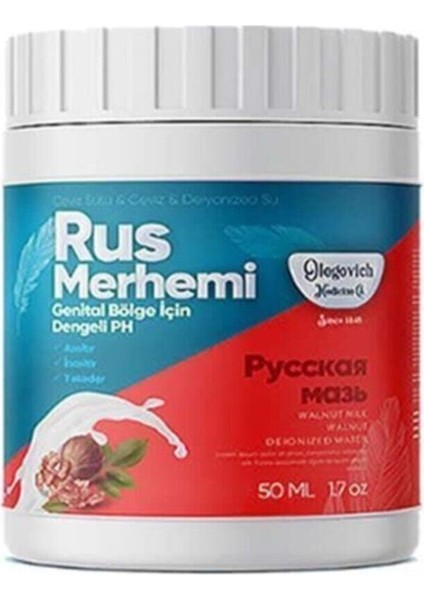 Olegovich Medicine Rus Merhemi 50 ml - Orijinal Bandrollü - Tüy Dökücü