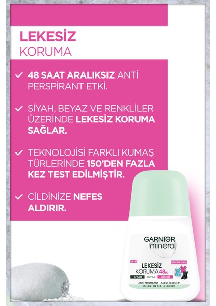 Mineral Kadın Lekesiz Koruma Roll-On + Men Erkek Lekesiz Koruma Roll-On