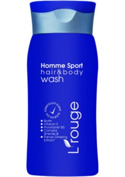 L’rouge Homme Sport Hair&Body Wash 200ml