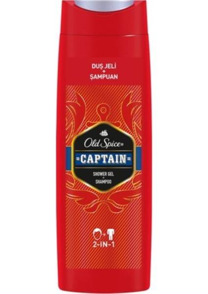Duş Jeli & Şampuan 400 Ml Captain