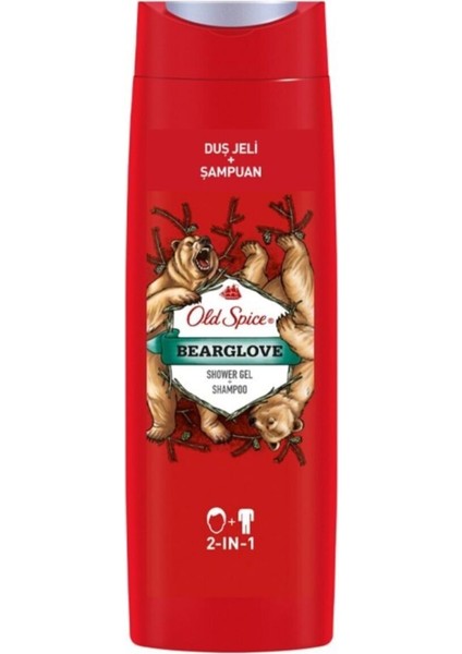 Bearglove Erkek Duş Jeli & Şampuan 400 Ml