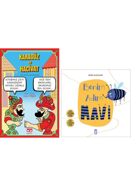 Karagöz ile Hacivat Son Sürüm / Benim Adım Mavi (2 Kitap Set) - Irene Guglielmi