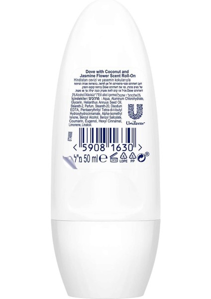 Kadın Antiperspirant Roll On Hindistan Cevizi 50 ml - 6'lı Avantaj Paketi fiyatları