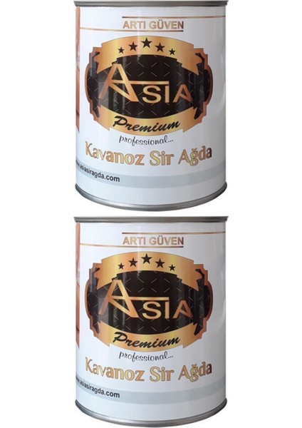 Konserve Ağda-Silver-Gri 800 Ml. (2 Adet)