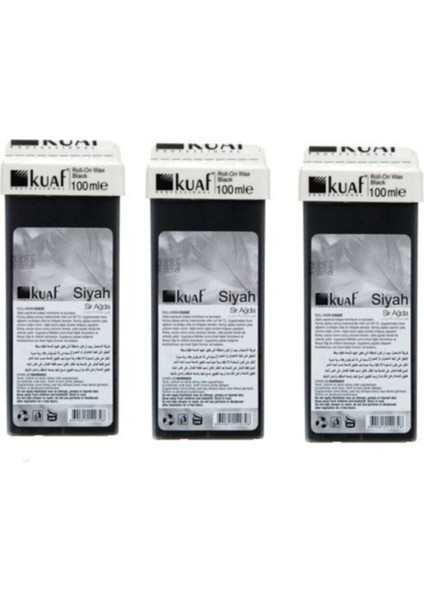 Siyah Kartuş Ağda 100 Ml 3 Adet