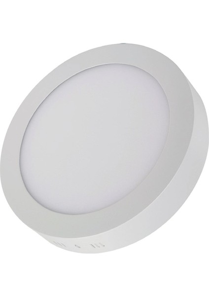 S.ü Yuvarlak LED Panel 18W Beyaz