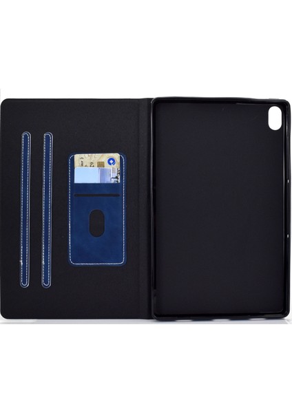 Ipad 10.9 (2022) / Ipad Için 10. Gen Ayarlanabilir Stand Folio Tablet Kılıf Dokusu Pu Deri Deri Anti-Çizelge Kapak Kart Tutucu (Yurt Dışından)
