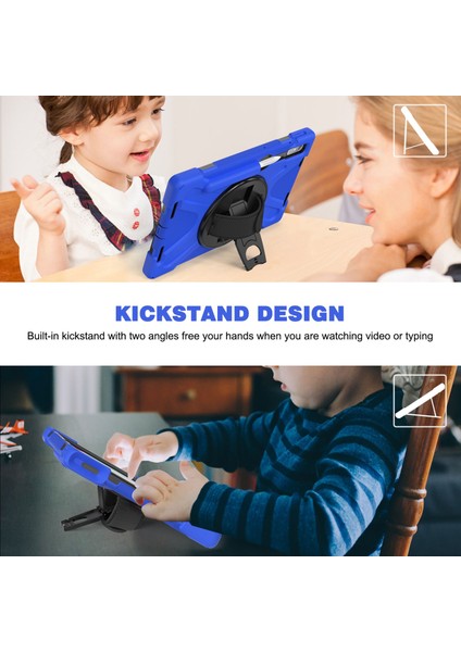 Lenovo Sekmesi Için P11 Pro Gen 2 / Tab P11 Pro 2022 Kickstand Pc + Silikon Tablet Kılıfı 360 Derece Döndürme El Kayışı Şok Geçirmez Sağlam Koruyucu Kapak (Yurt Dışından) fırsatları
