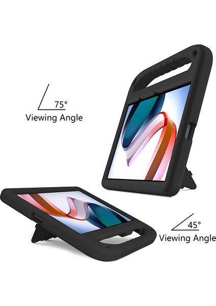 Xfashion Xiaomi Redmi Pad Için Bırak-Kötü Eva Tablet Kılıf Katlanabilir Kickstand Taşınabilir El Koruyucu Kapak (Yurt Dışından)